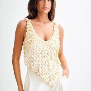 Meshki Willow Mother of Pearl Top